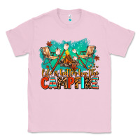 Bubblegum Pink life is better by the campfire Classic Tee - AdoDesignShop