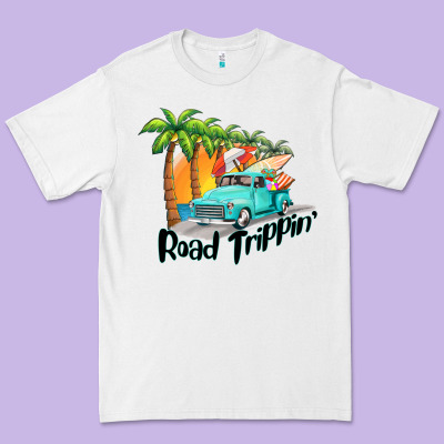 Road Trippin Premium Tee Designed By Barkaloodesign
