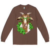 Chestnut st patricks goat with glasses Long Sleeve Tee - Artiststas
