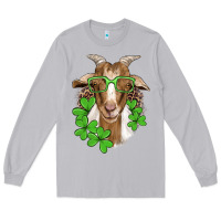 Moon Dust st patricks goat with glasses Long Sleeve Tee - Artiststas