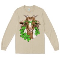 Mushroom st patricks goat with glasses Long Sleeve Tee - Artiststas