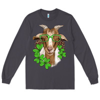 Smoke st patricks goat with glasses Long Sleeve Tee - Artiststas