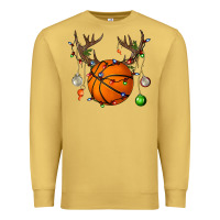 Antique Gold Basketball Horn Christmas Premium Sweatshirt - BundleAndBundleShop
