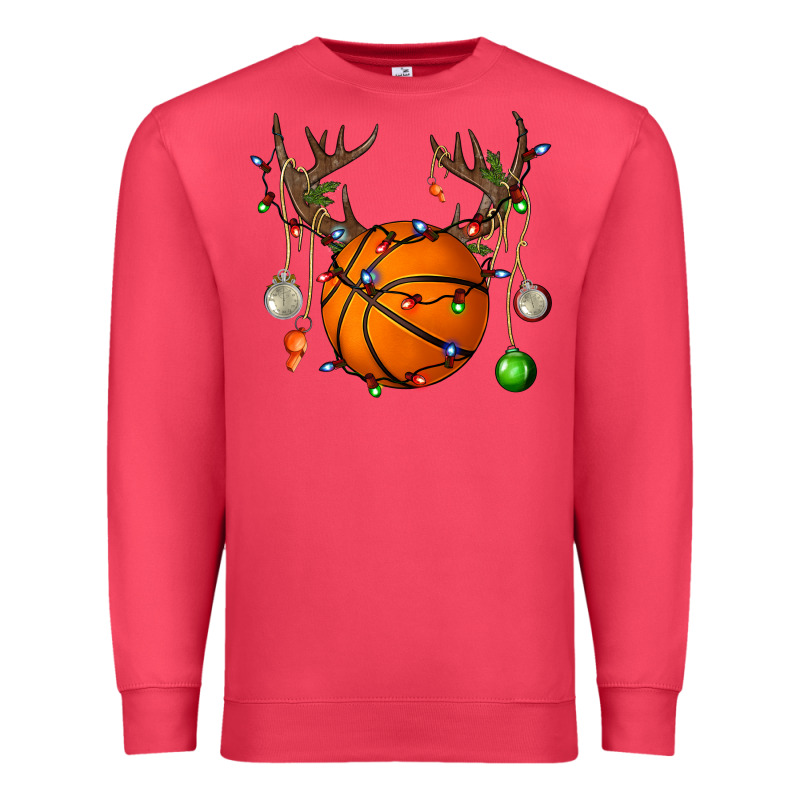 Basketball Horn Christmas Premium Sweatshirt by BundleAndBundleShop | Teevron