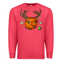 Cardinal Basketball Horn Christmas Premium Sweatshirt - BundleAndBundleShop