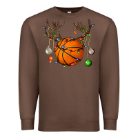 Chestnut Basketball Horn Christmas Premium Sweatshirt - BundleAndBundleShop