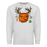 Dove Grey Basketball Horn Christmas Premium Sweatshirt - BundleAndBundleShop