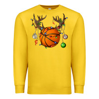 Lemon Basketball Horn Christmas Premium Sweatshirt - BundleAndBundleShop