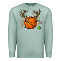 Seafoam Basketball Horn Christmas Premium Sweatshirt - BundleAndBundleShop