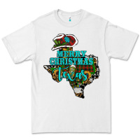 White Merry Christmas Texas Map Premium Tee - RanaPortraitStore