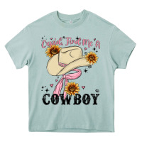 Arona cupid find me a cowboy Heavy Core Tee - MaliasSmallBusiness