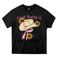 Black cupid find me a cowboy Heavy Core Tee - MaliasSmallBusiness