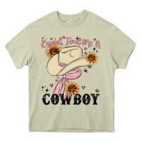 Mossy cupid find me a cowboy Heavy Core Tee - MaliasSmallBusiness