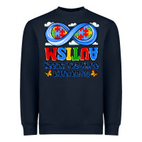 Navy autism infinity seeing the world differently Heavyweight Sweatshirt - JahusDesignShop