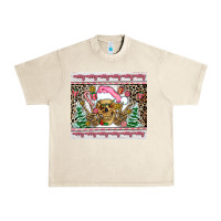 Sandshell pink skeleton  christmas Urban Heavy Tee - AdoDesignShop