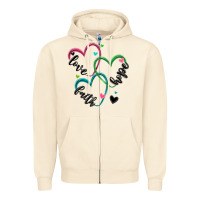 Sandshell faith hope love Zipper Hoodie - MaliasSmallBusiness