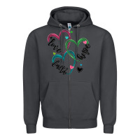 Smoke faith hope love Zipper Hoodie - MaliasSmallBusiness