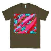 Army Green cancer boxing gloves and cancer ribbon Classic Tee - AdoDesignShop