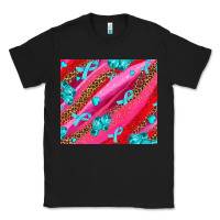 Black cancer boxing gloves and cancer ribbon Classic Tee - AdoDesignShop