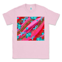 Bubblegum Pink cancer boxing gloves and cancer ribbon Classic Tee - AdoDesignShop