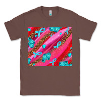 Chestnut cancer boxing gloves and cancer ribbon Classic Tee - AdoDesignShop