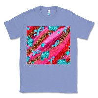 Colony Blue cancer boxing gloves and cancer ribbon Classic Tee - AdoDesignShop