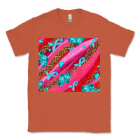 Copper cancer boxing gloves and cancer ribbon Classic Tee - AdoDesignShop