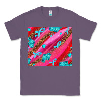 Lavender cancer boxing gloves and cancer ribbon Classic Tee - AdoDesignShop