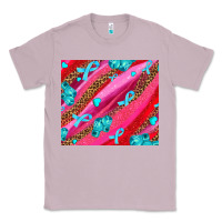 Lilac cancer boxing gloves and cancer ribbon Classic Tee - AdoDesignShop