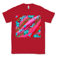 Red cancer boxing gloves and cancer ribbon Classic Tee - AdoDesignShop