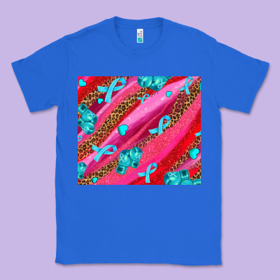 Cancer Boxing Gloves And Cancer Ribbon Classic Tee Designed By Adodesignshop
