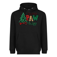 Black happy pawlidays christmas pets Heavyweight Hoodie - MaliasSmallBusiness
