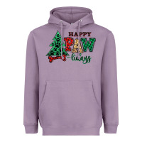 Lavender happy pawlidays christmas pets Heavyweight Hoodie - MaliasSmallBusiness