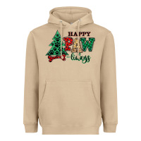 Mushroom happy pawlidays christmas pets Heavyweight Hoodie - MaliasSmallBusiness