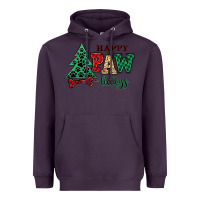 Plum happy pawlidays christmas pets Heavyweight Hoodie - MaliasSmallBusiness