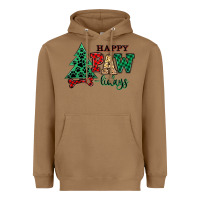 Toasted Coconut happy pawlidays christmas pets Heavyweight Hoodie - MaliasSmallBusiness