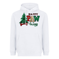White happy pawlidays christmas pets Heavyweight Hoodie - MaliasSmallBusiness