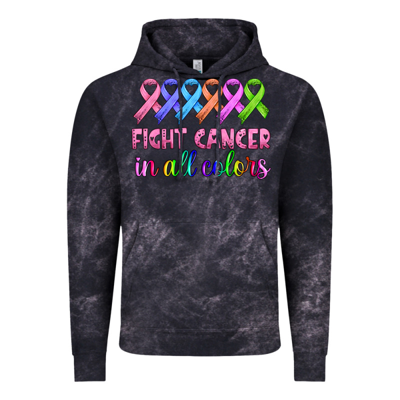 Fight Cancer In All Colors Vintage Hoodie by HRA Design Shop | Teevron