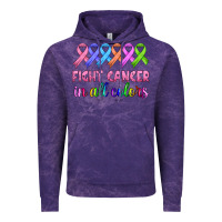 Cloud Purple fight cancer in all colors Vintage Hoodie - HRA Design Shop
