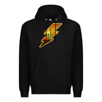 Black Cactus Sunset Lightning Premium Hoodie - Bettercallsaul