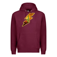 Burgundy Cactus Sunset Lightning Premium Hoodie - Bettercallsaul
