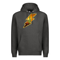 Charcoal Heather Cactus Sunset Lightning Premium Hoodie - Bettercallsaul
