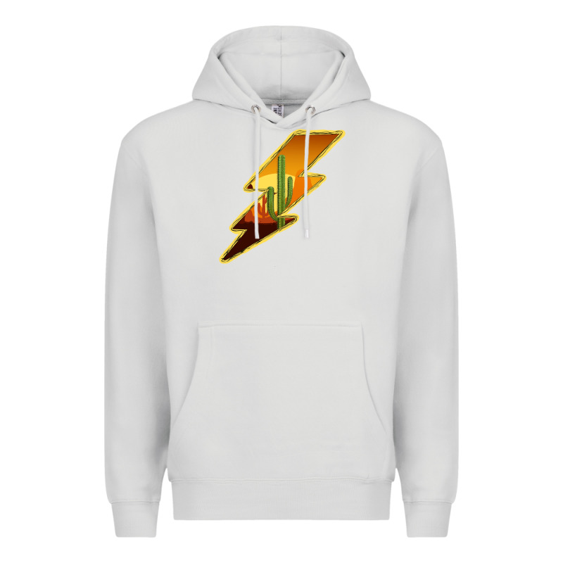 Cactus Sunset Lightning Premium Hoodie by Bettercallsaul | Teevron