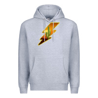 Heather Grey Cactus Sunset Lightning Premium Hoodie - Bettercallsaul