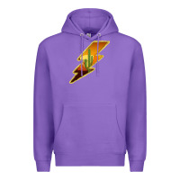 Purple Cactus Sunset Lightning Premium Hoodie - Bettercallsaul