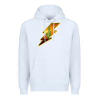 White Cactus Sunset Lightning Premium Hoodie - Bettercallsaul