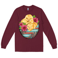 Burgundy hatched egg easter chicks Long Sleeve Tee - Artiststas