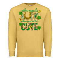 Who Needs Luck When You're This Cute St. Patricks Premium Sweatshirt | Teevron