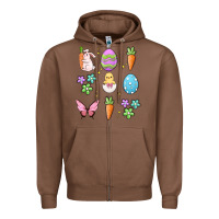Chestnut easter elementary Zipper Hoodie - MaliasSmallBusiness