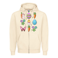 Sandshell easter elementary Zipper Hoodie - MaliasSmallBusiness